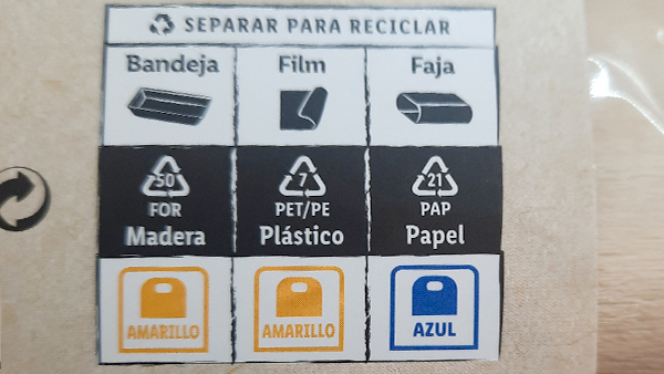 Etiquetado Lasaña Lidl